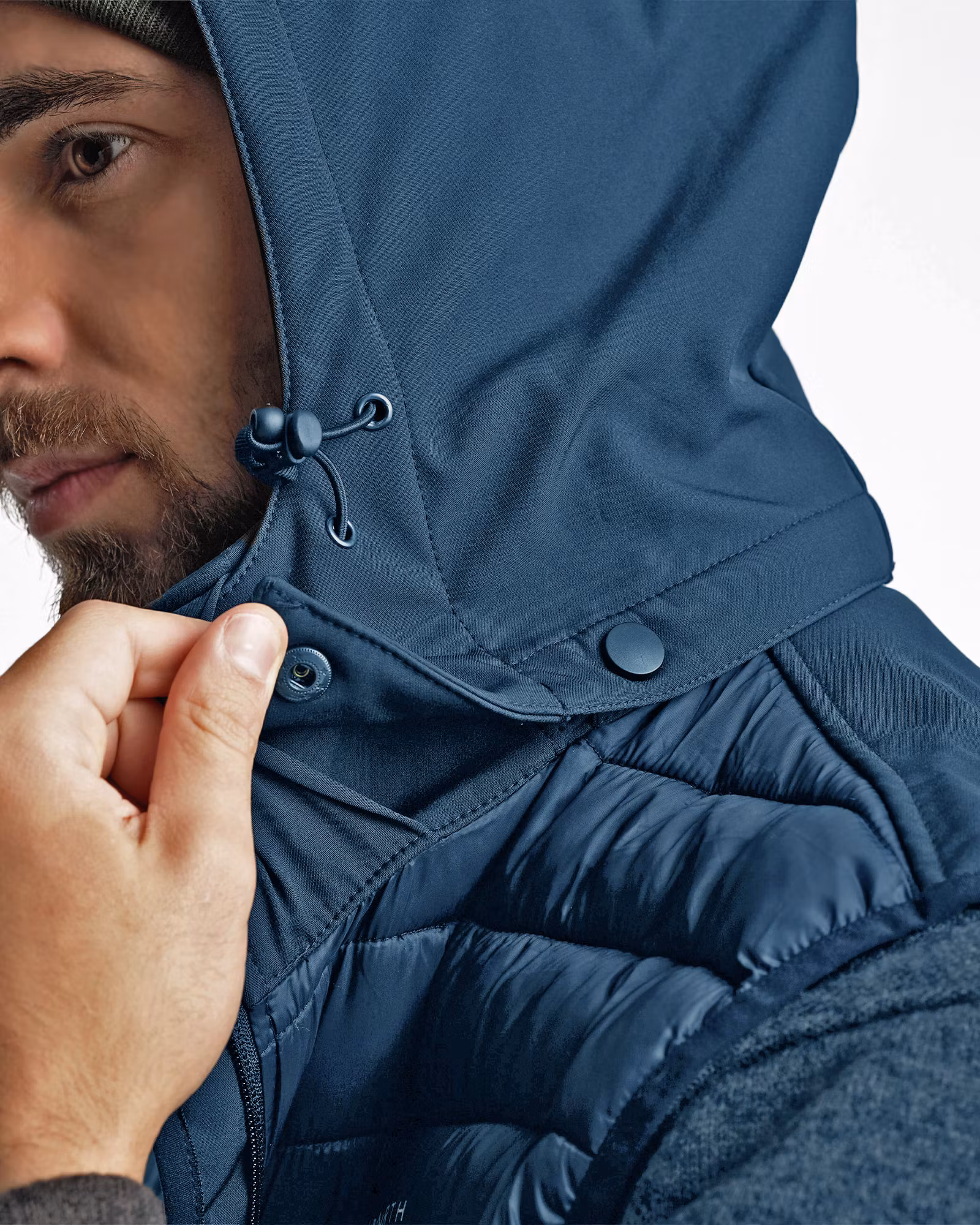 Softshell-Hybrid Jacka Herr Ink-Blue