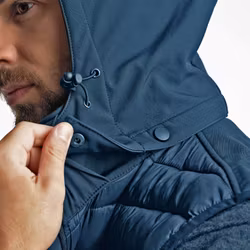 Softshell-Hybrid Jacka Herr Ink-Blue