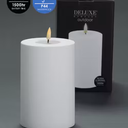 Utomhus LED-Blockljus Ø10cm - Höjd 15cm
