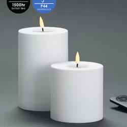 Utomhus LED-Blockljuspaket Ø10cm - Set av 2st