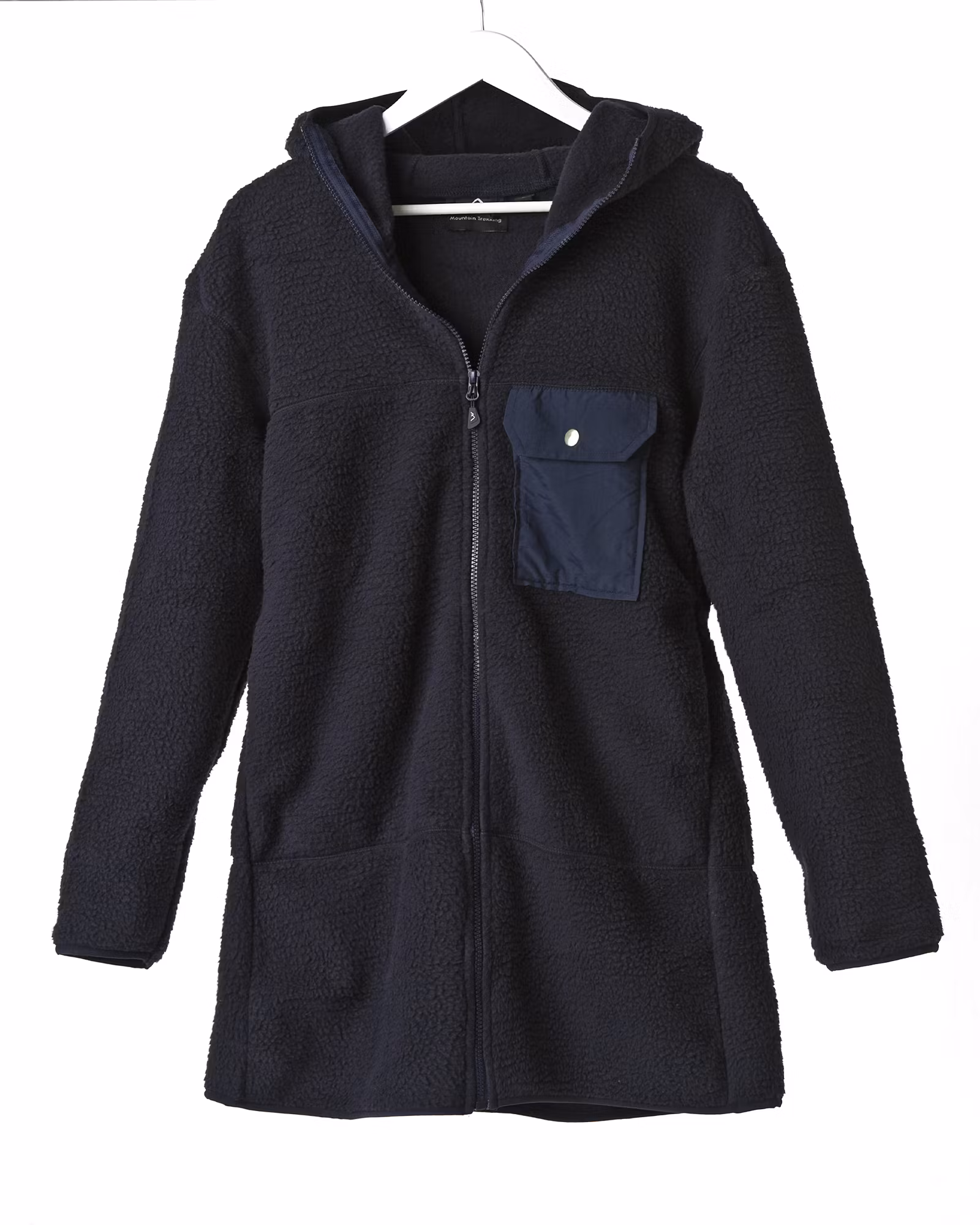 Long Fleece Hoodie DAM, Blue