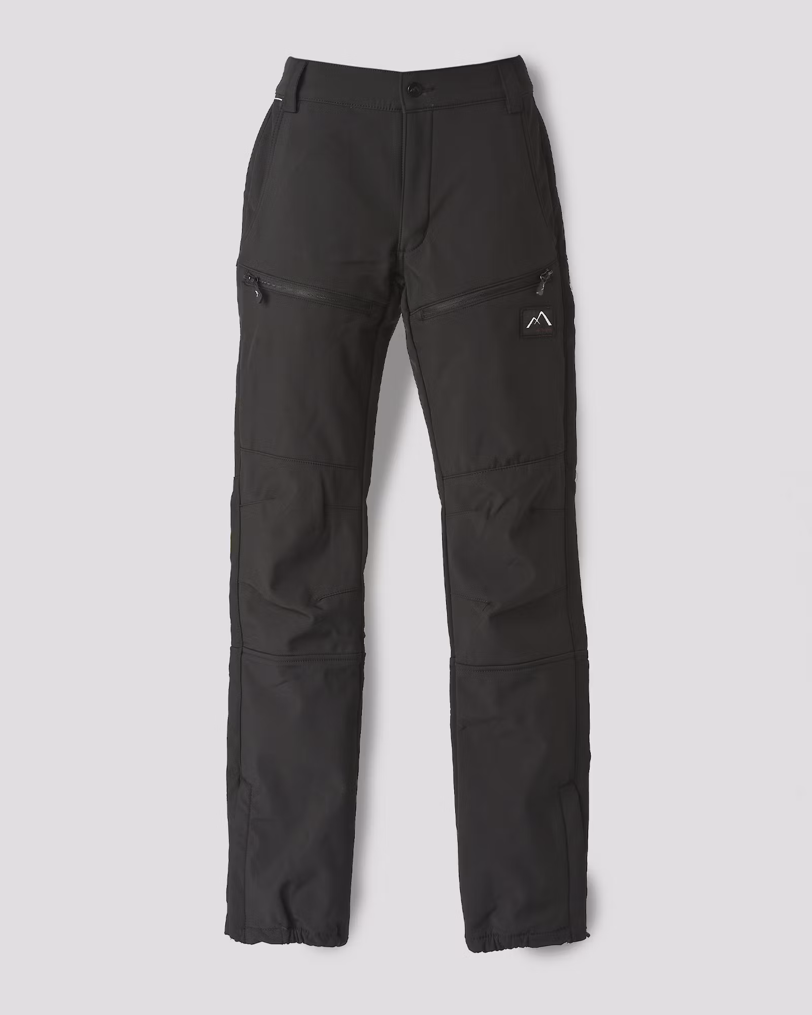 Ski-Pants Softshell, 8H22 Herr Svart – Värmande och vattentåliga vinterbyxor