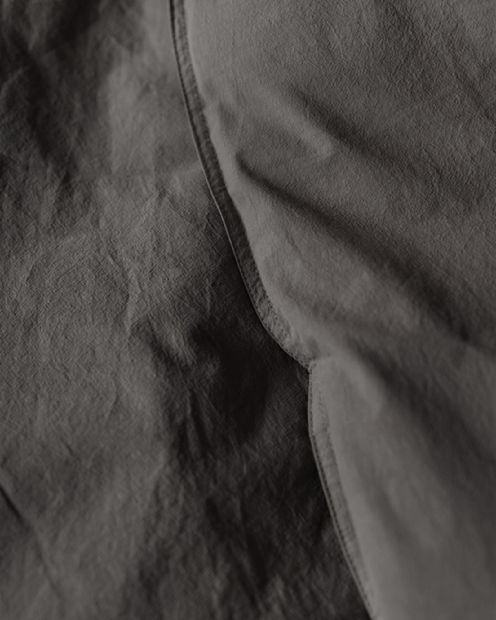 Påslakanset Waveless Percale - Grafitgrå