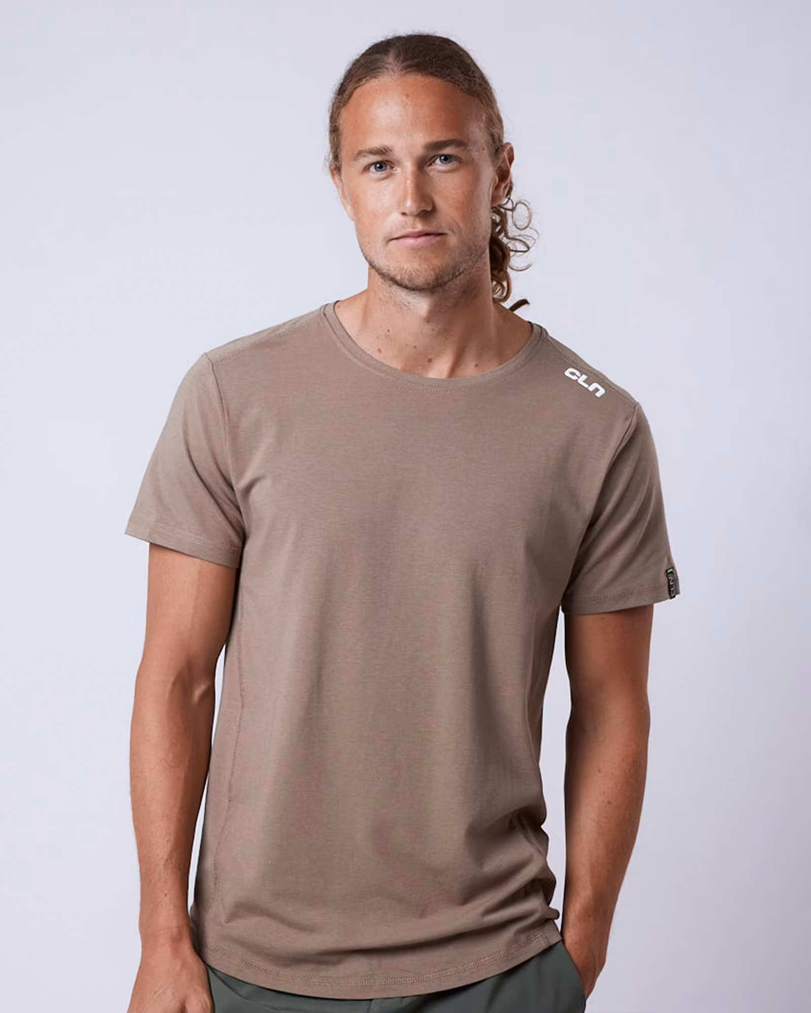 CLN Flex Bamboo T-Shirt Dk.Khaki