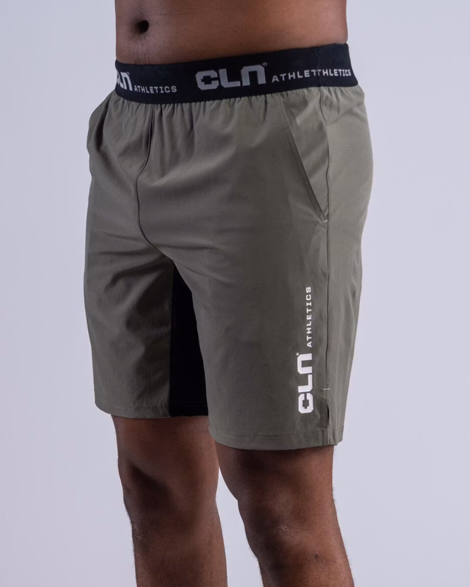 Shorts 4-vägs Stretch Loose-Fit Herr, Olive