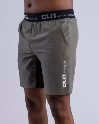 Shorts 4-vägs Stretch Loose-Fit Herr, Olive