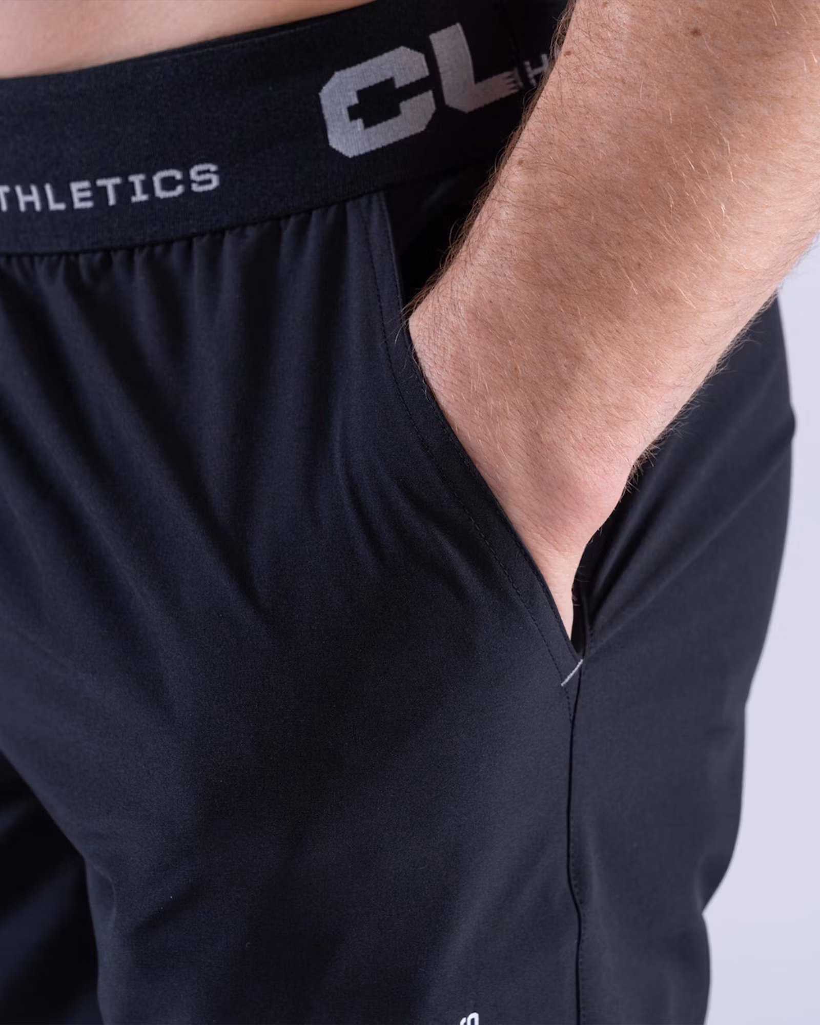 Shorts 4-vägs Stretch Loose-Fit Herr, Black