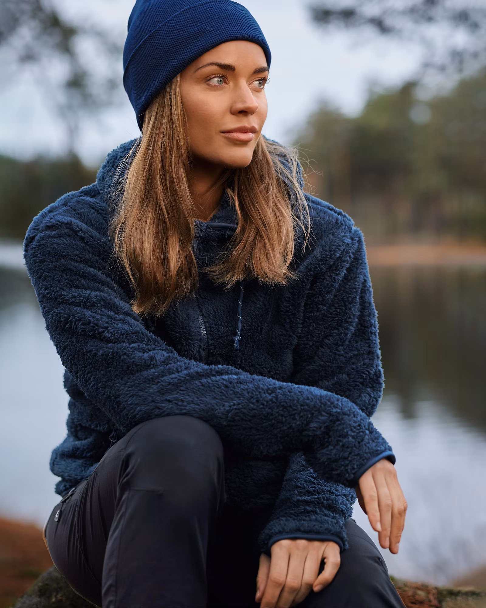 Byxa i 4-Vägs 6D22 Dam - Marinblå