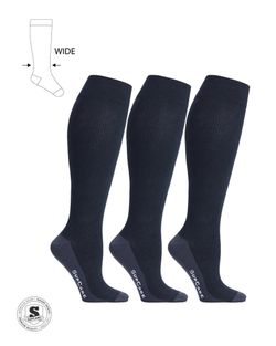 Marin Stödstrumpor Breda Vader, Bambu 15-21 mmHg 3-Pack