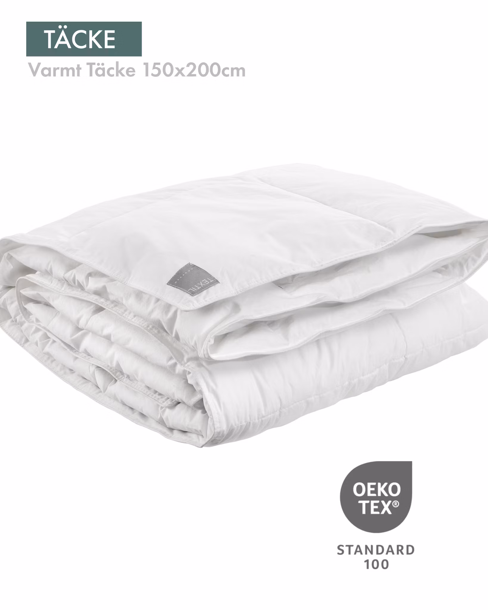 Täcke Varm - Fyllning 950g - 150x200cm