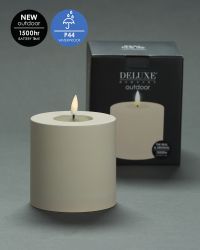 Utomhus LED-Blockljus Ø10cm - Höjd 10cm