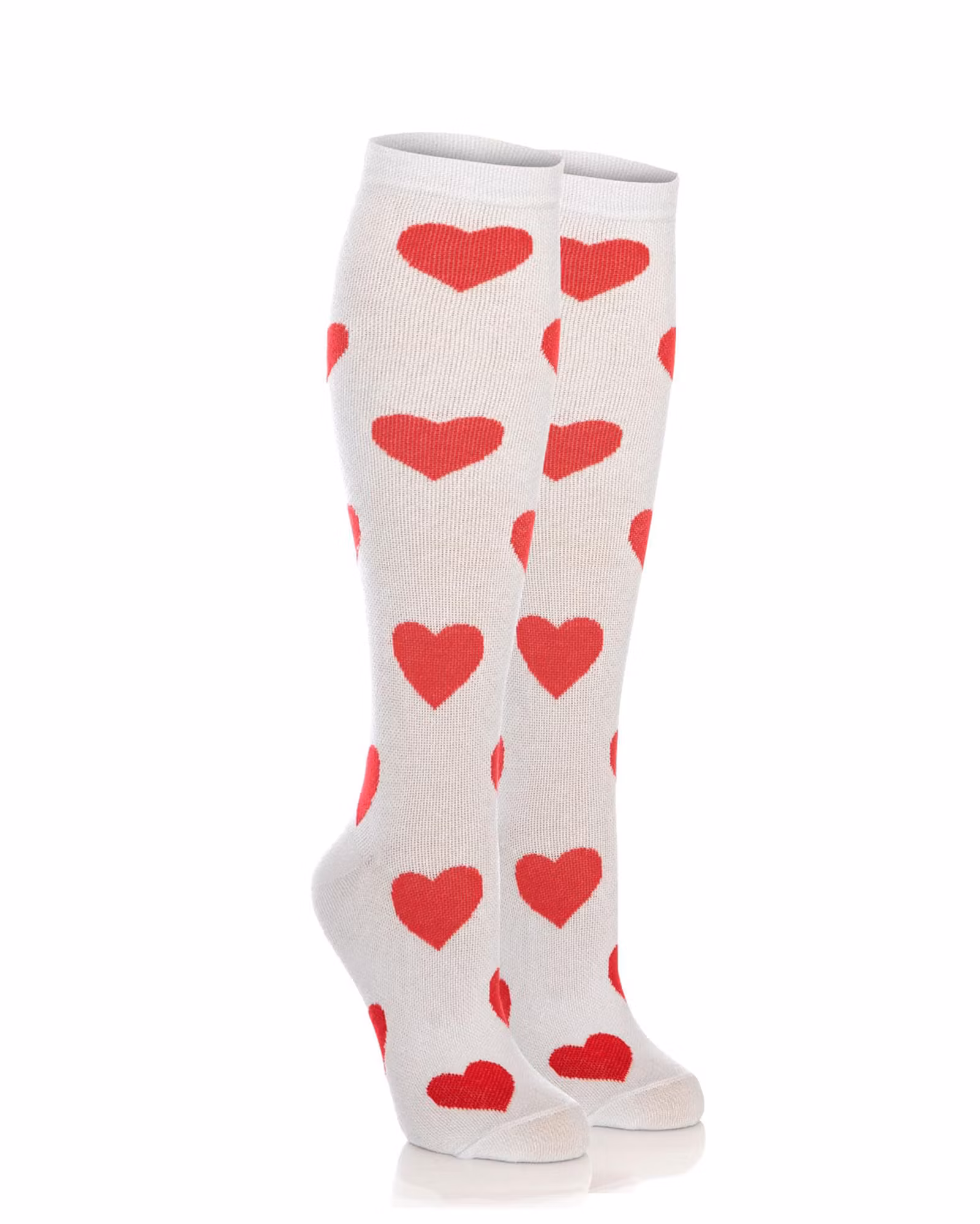 Hearts - White Stödstrumpa 14-16 mmhg