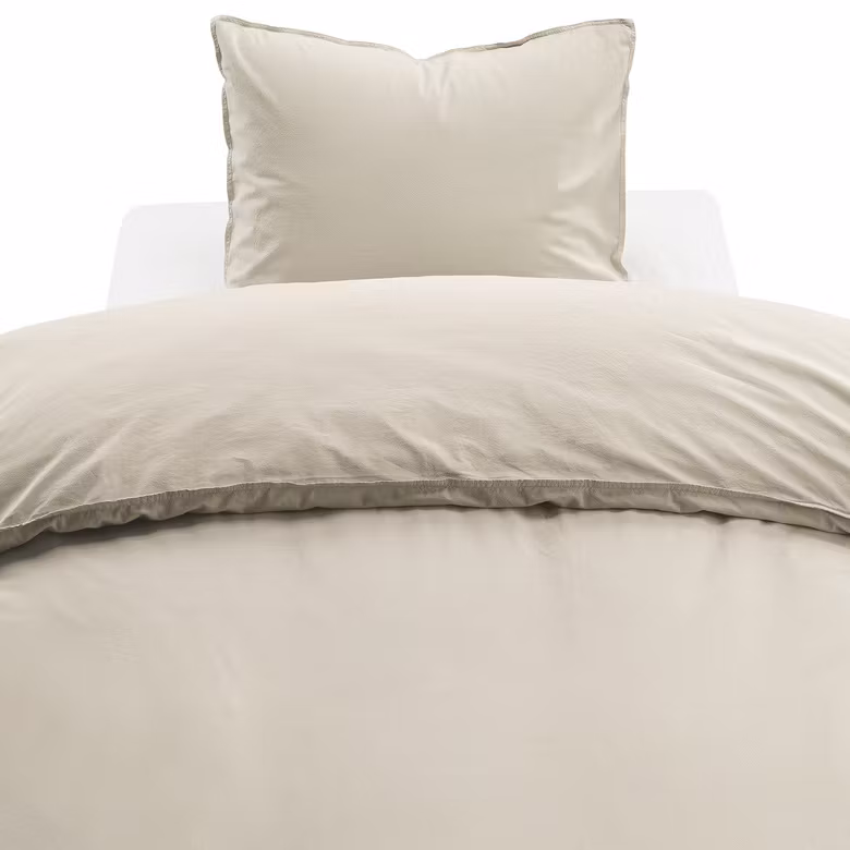 Påslakanset Humble Bomull - Beige (Enkel - Dubbel)