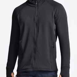 Mountain Trekking Thermal Power Stretch Jacka – Herr, Svart
