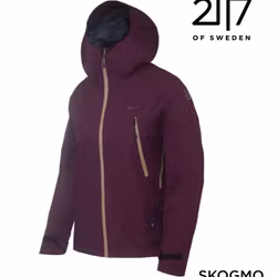 Jacket 3Layer Outdoor Women - Plommon