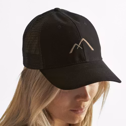 Trucker-Keps med Mesh Mountain - Svart