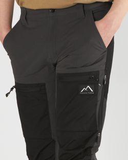 Friluftsbyxa Quick-Dry 4H24 Herr, Grey/Black