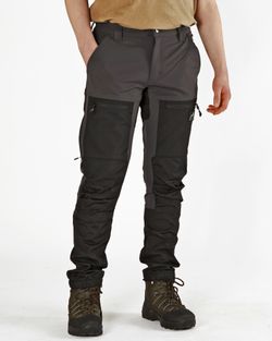 Friluftsbyxa Quick-Dry 4H24 Herr, Grey/Black
