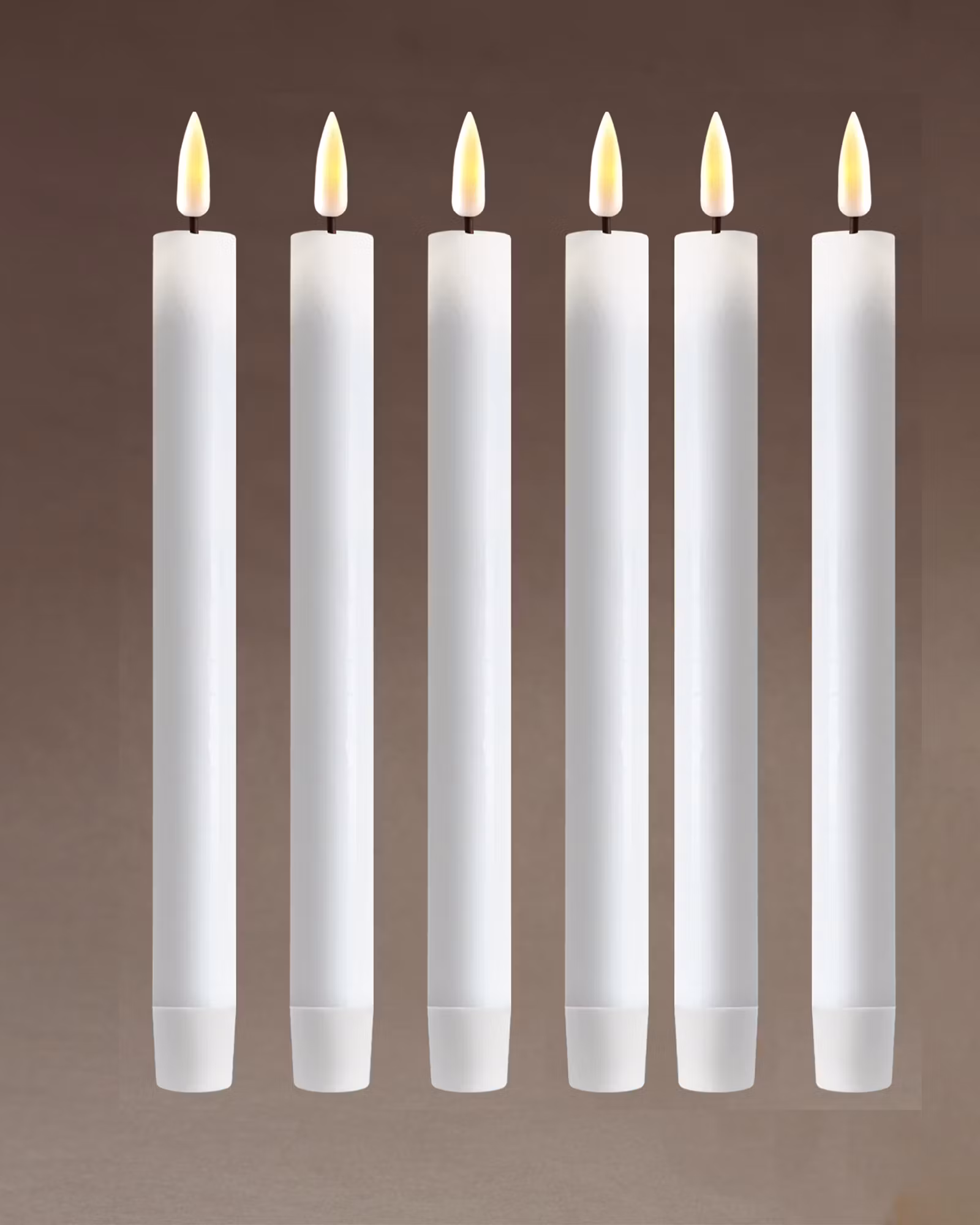 Inomhus LED-Kronljus VITA 24cm - Real Flame, set av 2,4 el. 6st