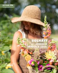 WICKER Reglerbar Solhatt i Natur