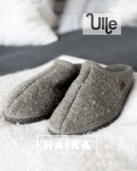 Ulle Original Tofflor, Light Grey Melange