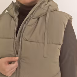 Långväst Quiltad Dam - Walnut (XS-XXL)