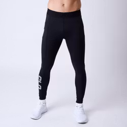 Corp Tränings Tights Herr, Black