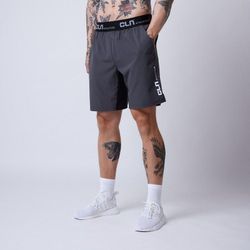 Shorts 4-vägs Stretch Loose-Fit Herr, Dk.Grey