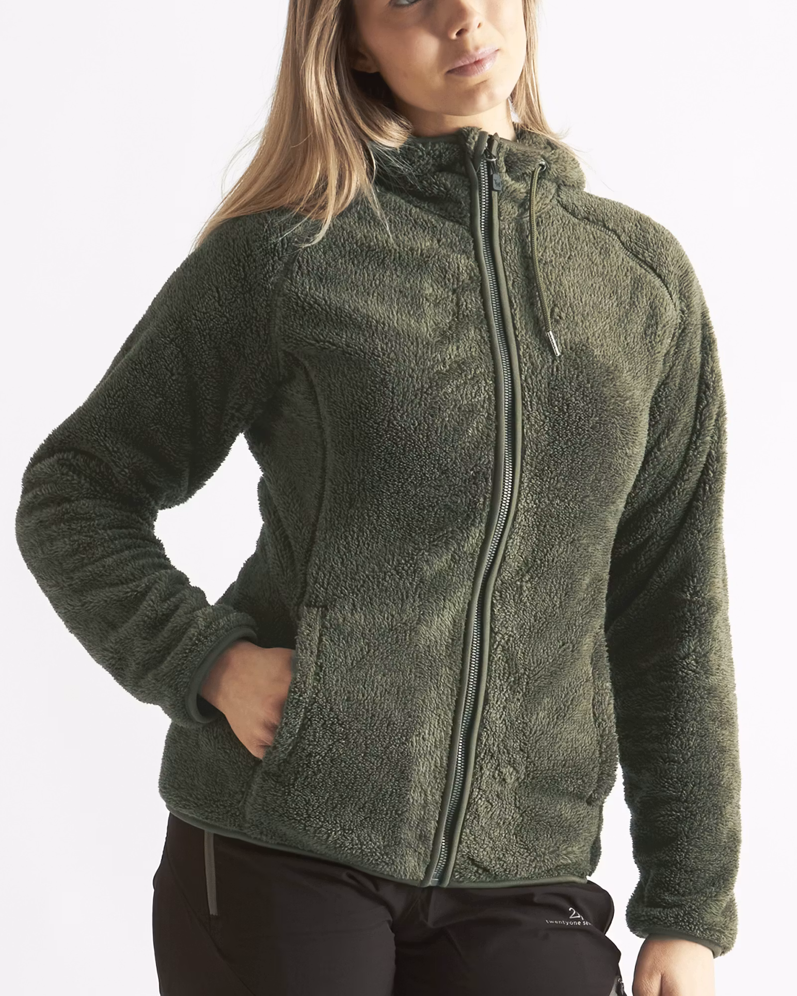 Hoodie Softpile Dam, Green