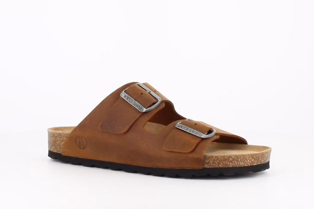 Sandaler Charlie Läder – Axelda Footwear Camel