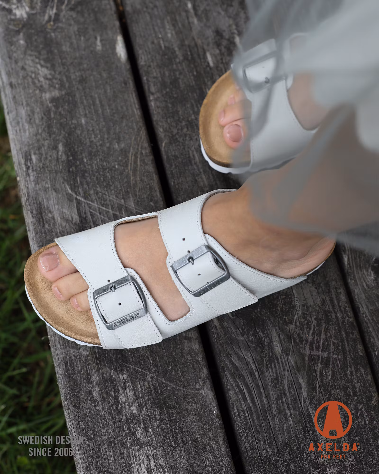 Sandaler Andrea – Axelda Footwear Vit