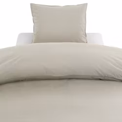 Påslakanset Washed Percale, 2del - Sand
