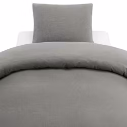 Påslakanset i Mjuk Bomullsmuslin, Mörkgrå