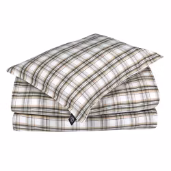 Påslakanset Flanell - Fjällnäs, Grön