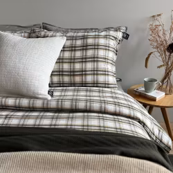 Påslakanset Flanell - Fjällnäs, Grön