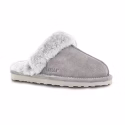 NANCY Fårskinnstofflor, Axelda - Light Grey