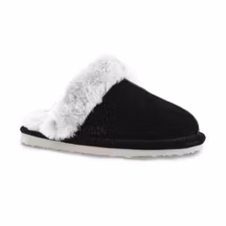 Nancy Fårskinnstofflor, Axelda - Black/Grey
