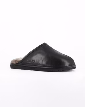 MANCHESTER Nappa Slippers, Black
