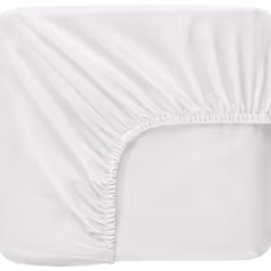 Basic Dra-på-Lakan Vit B90x200cm