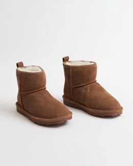 Ankelboots Fårskinn WP Chestnut