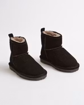 Ankelboots Fårskinn WP Black