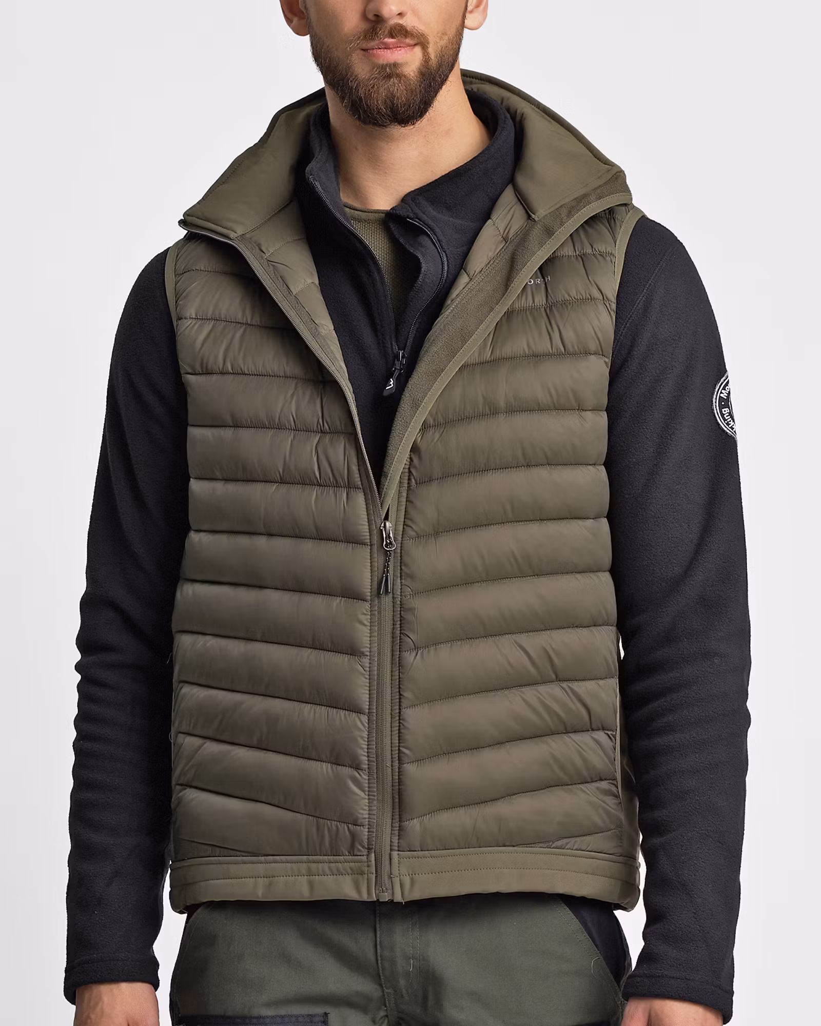 Väst Softshell-Hybrid Herr Tarmac