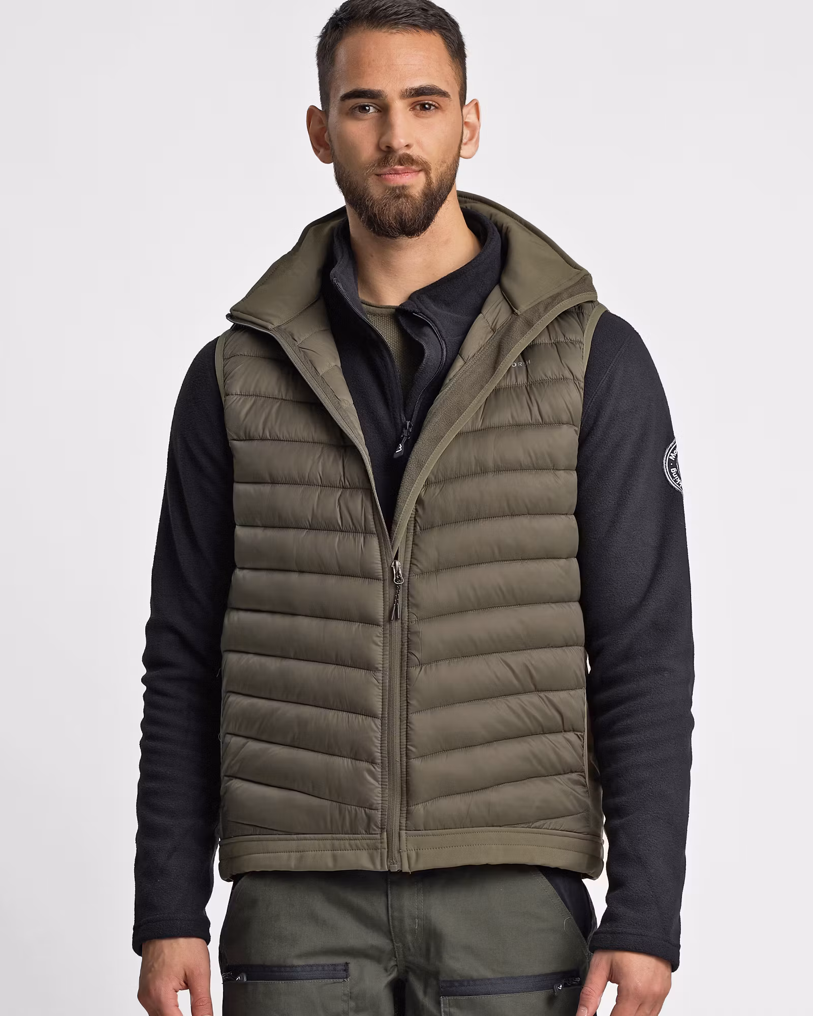 Väst Softshell-Hybrid Herr Tarmac
