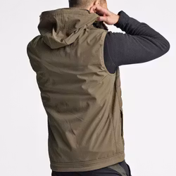 Väst Softshell-Hybrid Herr Tarmac