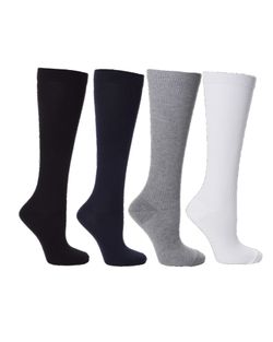 4-Pack NEUTRAL Oeko-Tex Bomull Stödstrumpor 11-14 mmHg