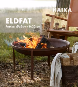 Eldfat Franka Rost Ø62cm L:63xH:33cm