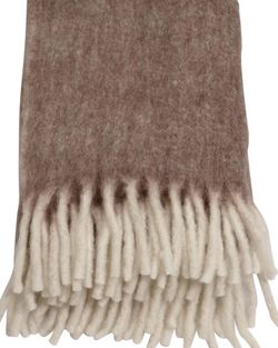Ullpläd Mid Brown B130xL170cm