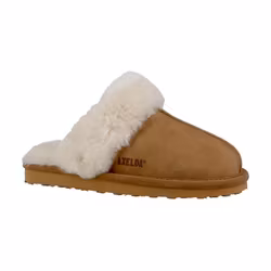 Nancy Fårskinnstofflor, Axelda - Chestnut/Creme