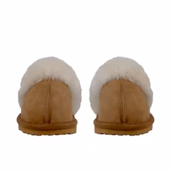 Nancy Fårskinnstofflor, Axelda - Chestnut/Creme