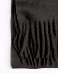 Softscarf m Fransar Oversized 41x250cm Black